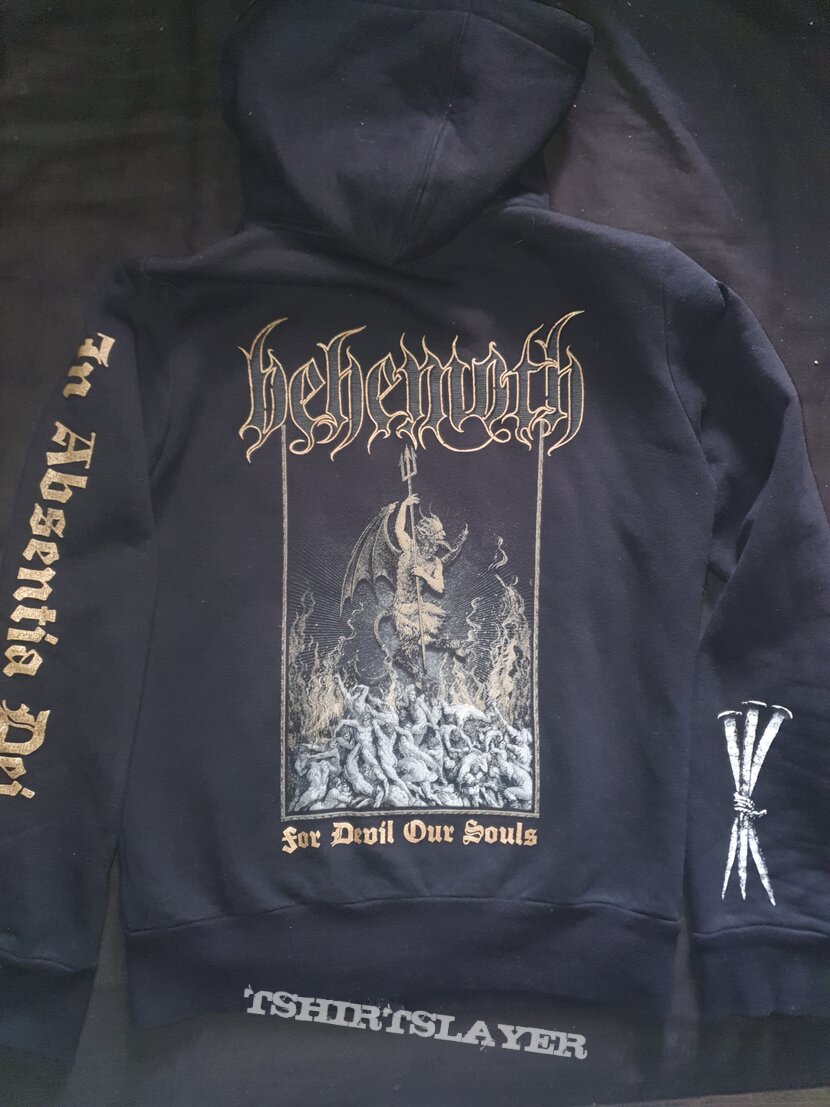 Behemoth For Devil Our Souls Hooded Zip