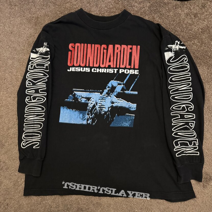 Soundgarden 'Jesus Christ Pose' Longsleeve | TShirtSlayer Soundgarden 'Jesus Christ Pose' Longsleeve | TShirtSlayer