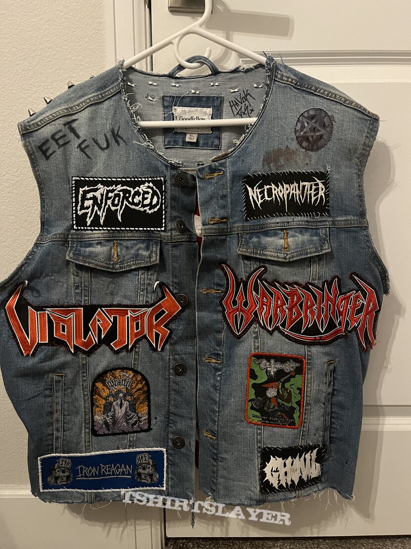 Slayer Finished Vest TShirtSlayer TShirt and BattleJacket Gallery