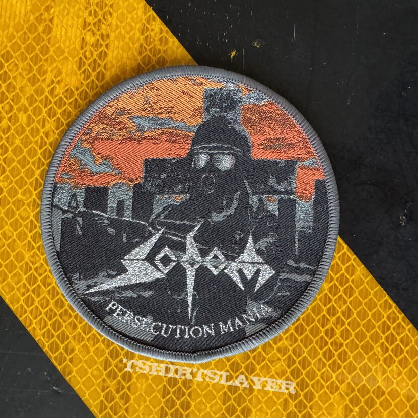 Sodom Persecution Mania circle patch 
