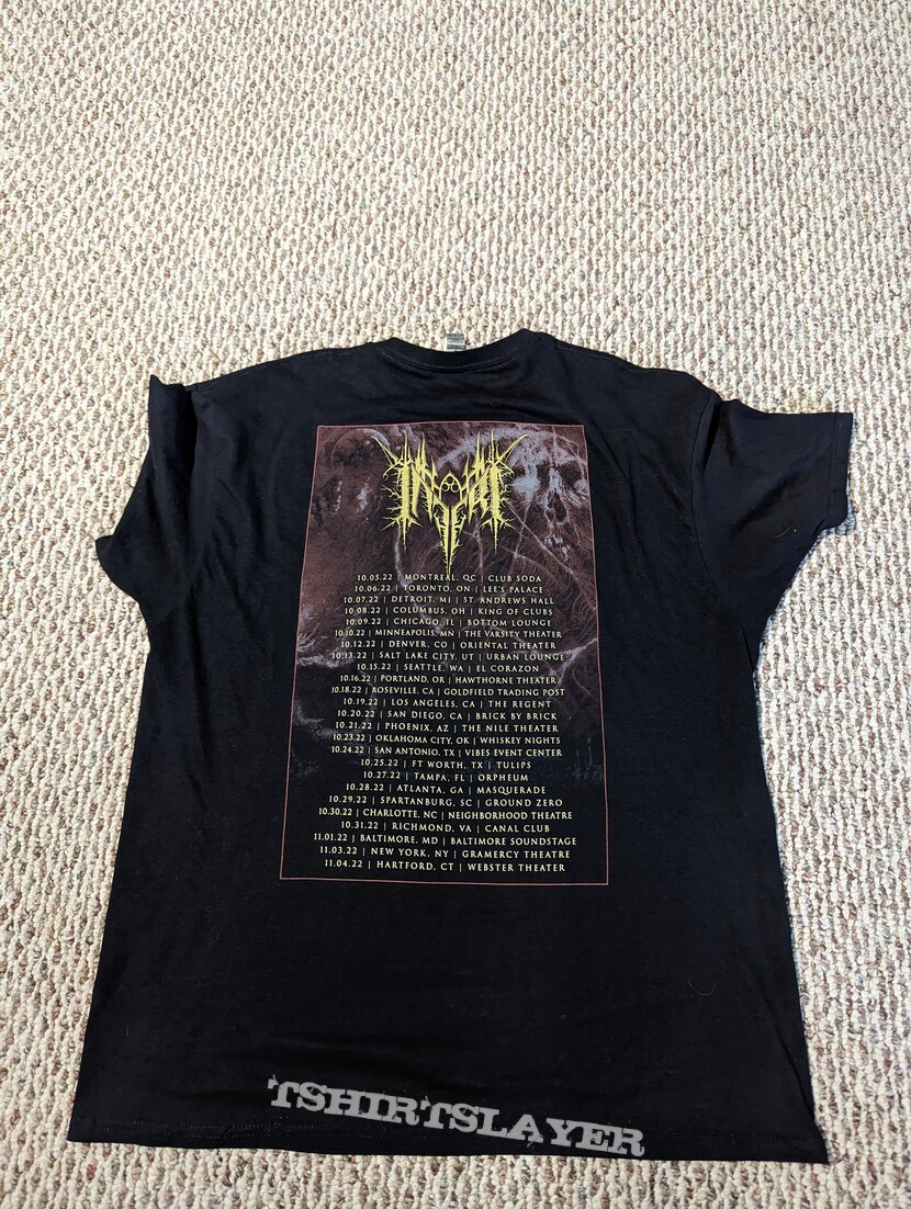 Inferi -Boneyard Tour T-shirt | TShirtSlayer TShirt and BattleJacket ...