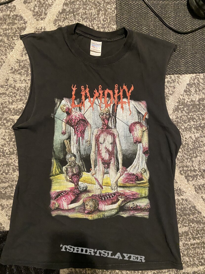 lividity 2003 European tour shirt lividity 2003 European tour shirt