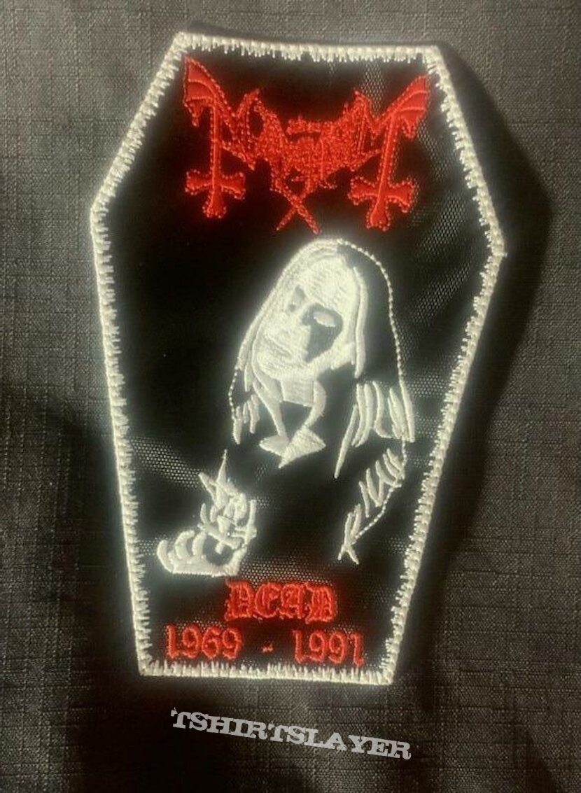 MAYHEM - Dead -- Embroidered Backpatch