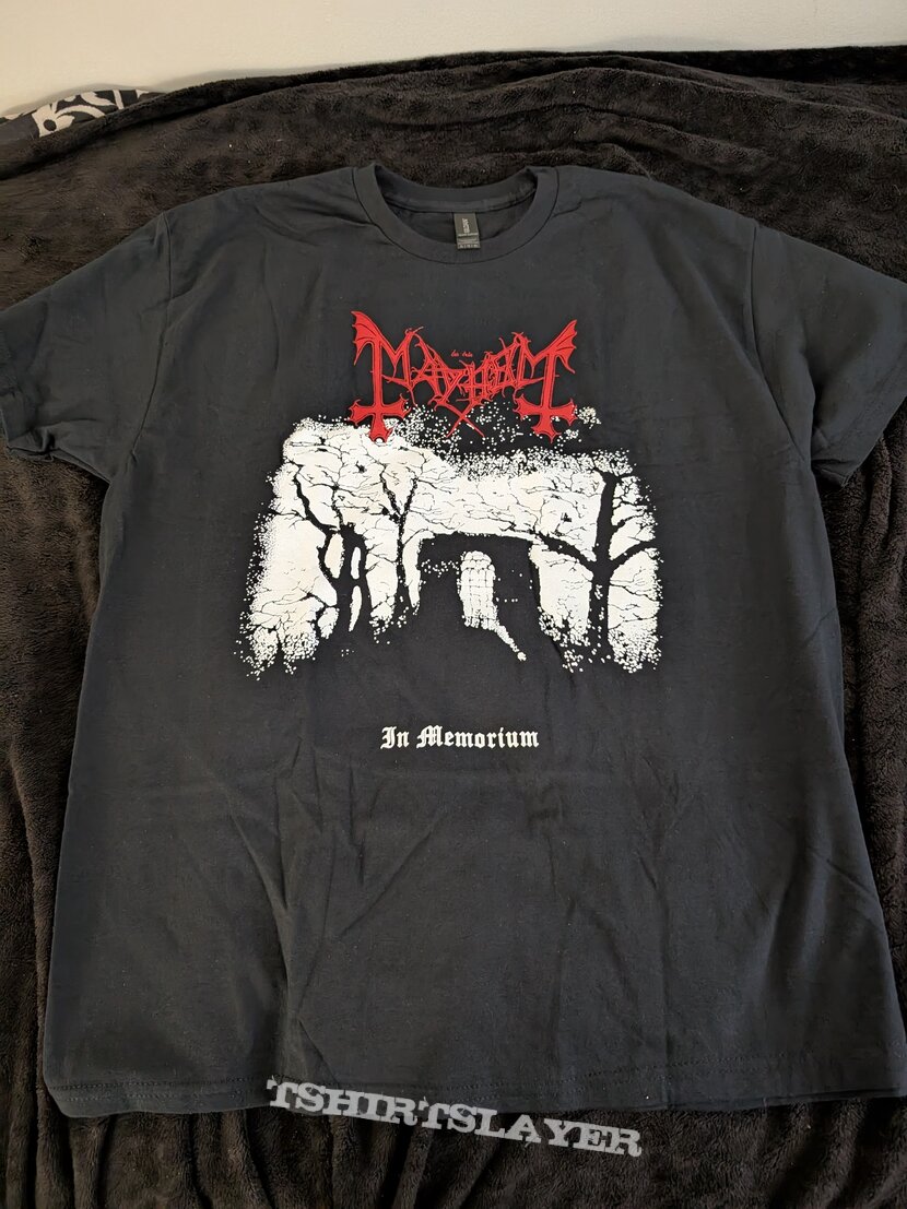 Mayhem In Memoriam/PFA tshirt Mayhem In Memoriam/PFA tshirt