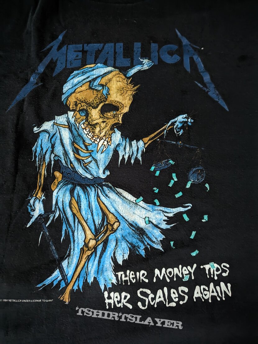 Metallica Doris AJFA Tshirt 1994 | TShirtSlayer TShirt and