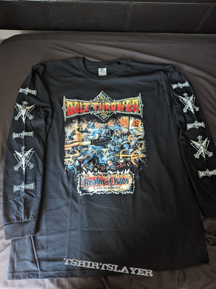 Bolt Thrower Realm Of Chaos: Slaves To Darkness Long Sleeve (original cover)