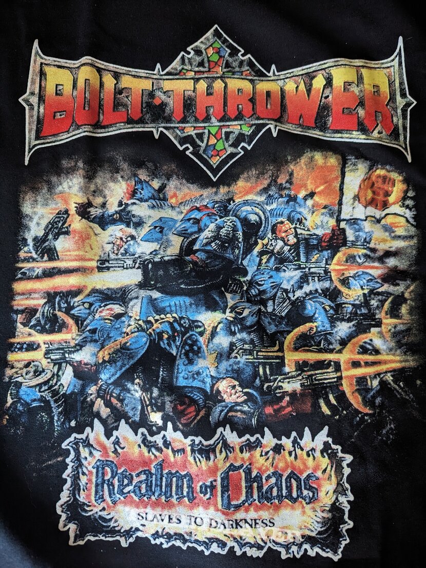 Bolt Thrower Realm Of Chaos: Slaves To Darkness Long Sleeve (original cover)