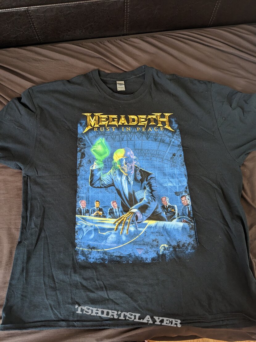 Megadeth Rust In Peace 30th Anniversary | TShirtSlayer TShirt and ...