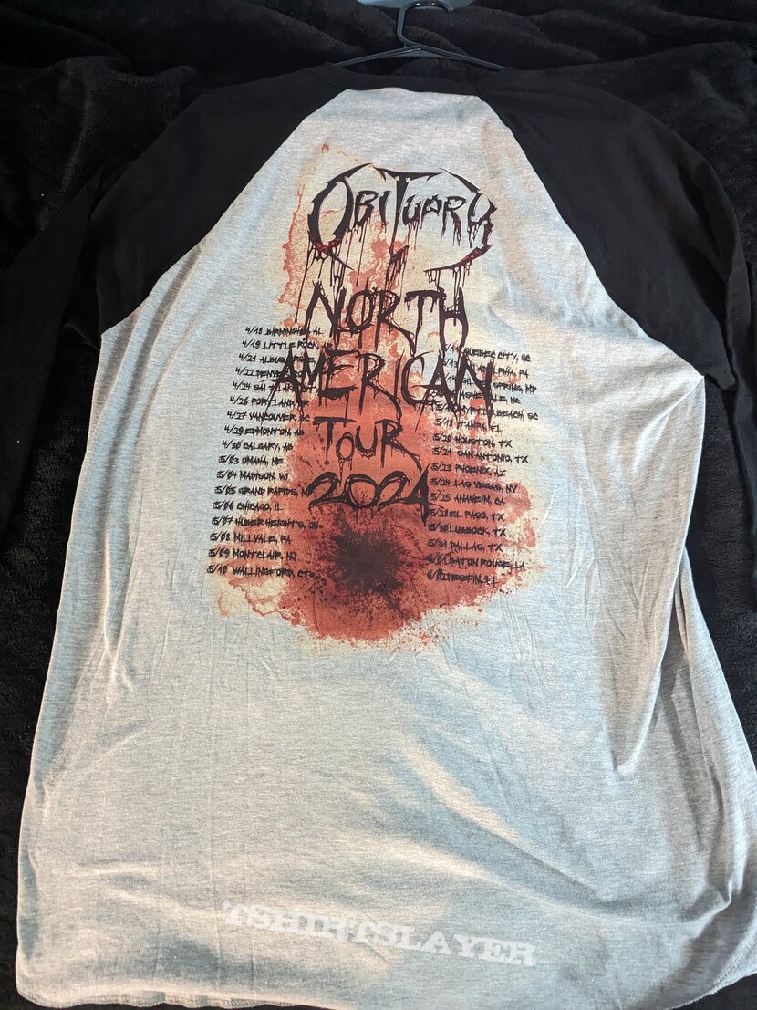 Obituary North American Tour 2024 Raglan