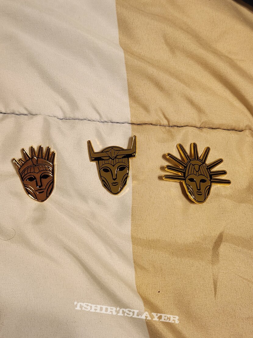 Imperial Triumphant Masks pins