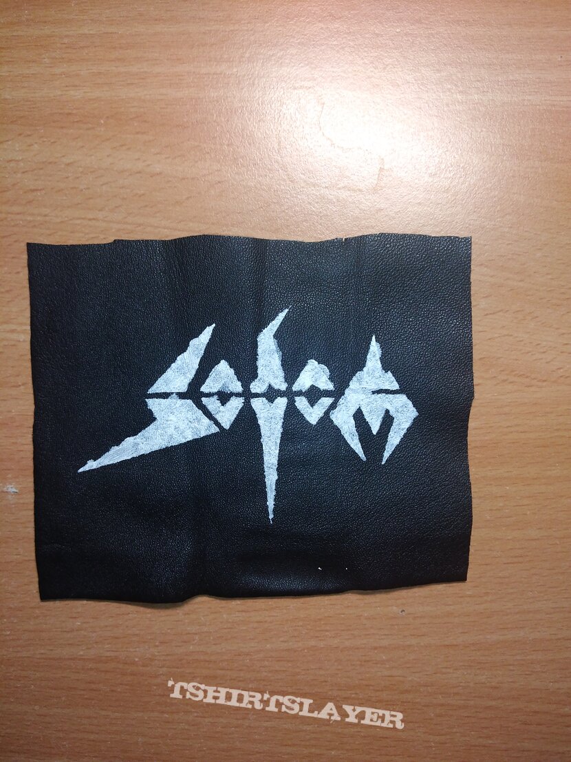 Sodom - Logo hand-painted patch