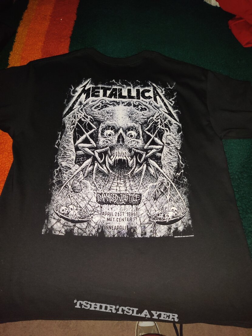 Metallica damage justice tour t shirt. | TShirtSlayer TShirt and ...