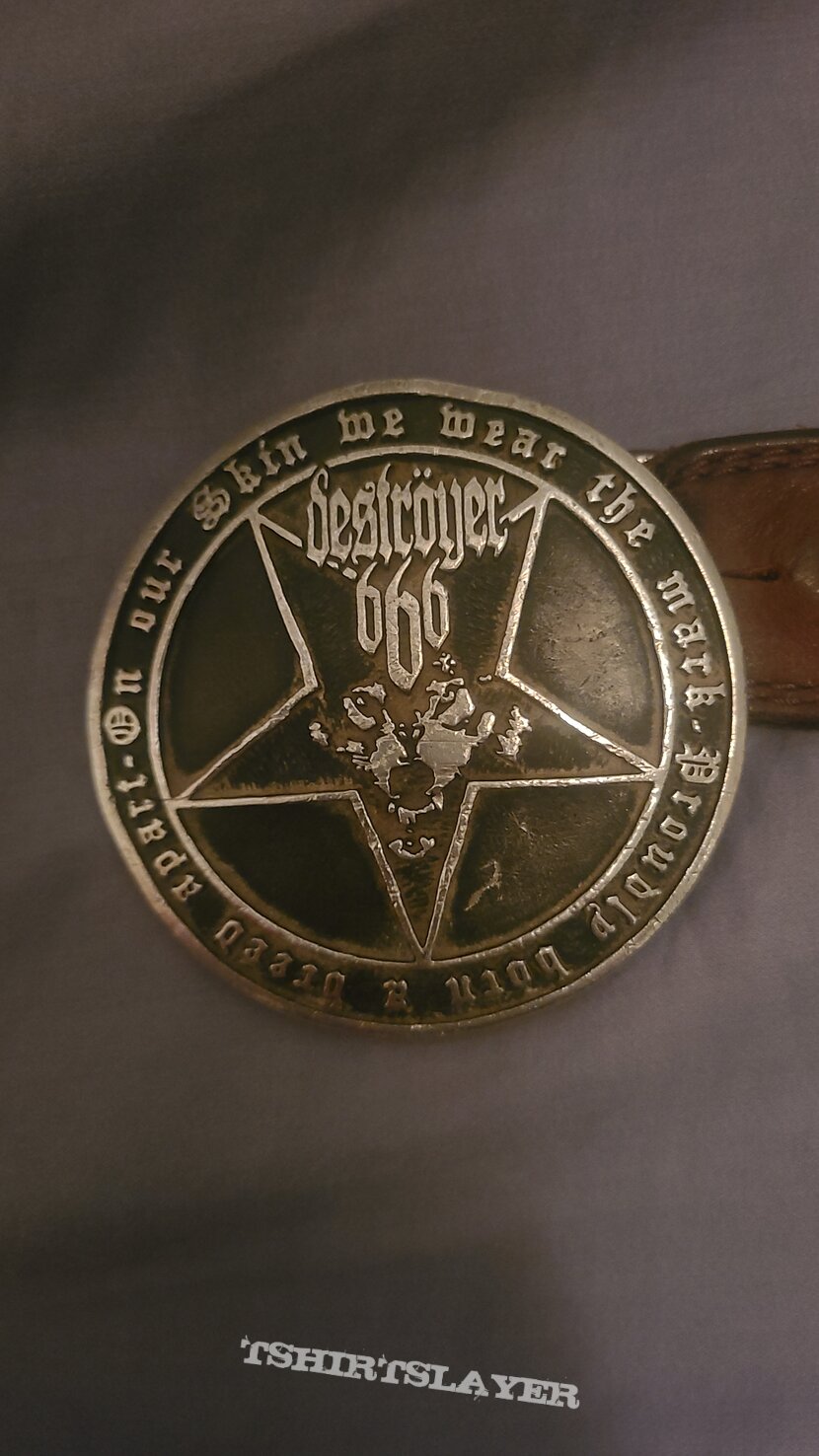 Deströyer 666 belt buckle