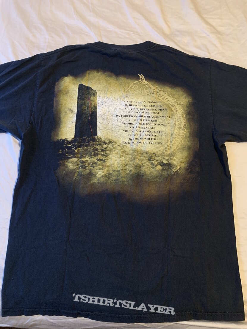 Cattle Decapitation Monolith of Inhumanity tee