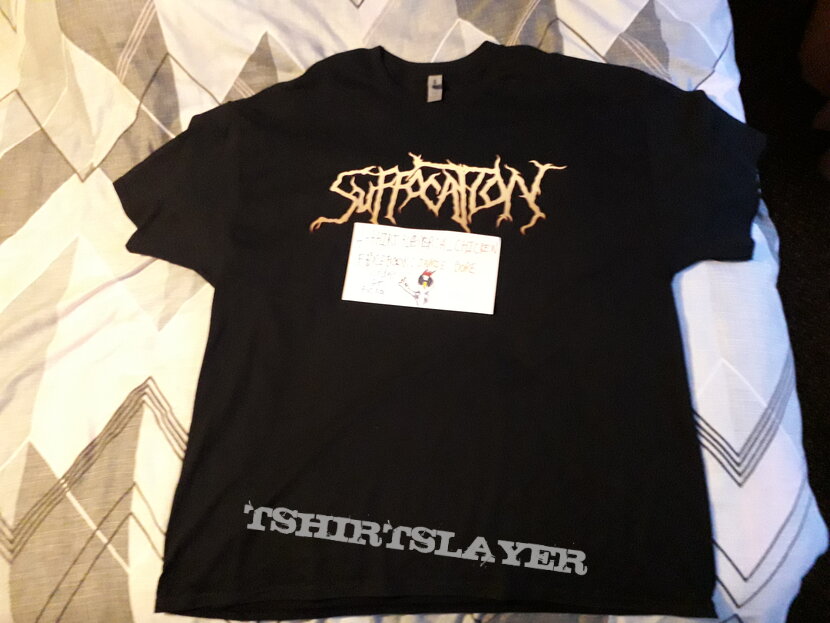SIZE SWAP ONLY! Suffocation - Logo tshirt
