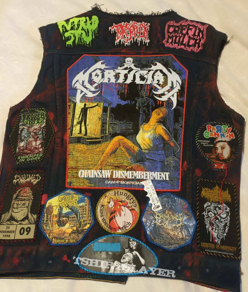 Mortician Bloody Brutal vest of DEATH!!