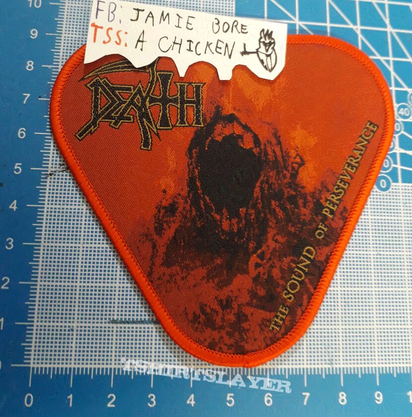 Death- The Sound of Perseverance red border patch