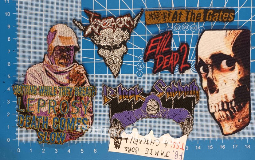 Various More hand-singed patches 