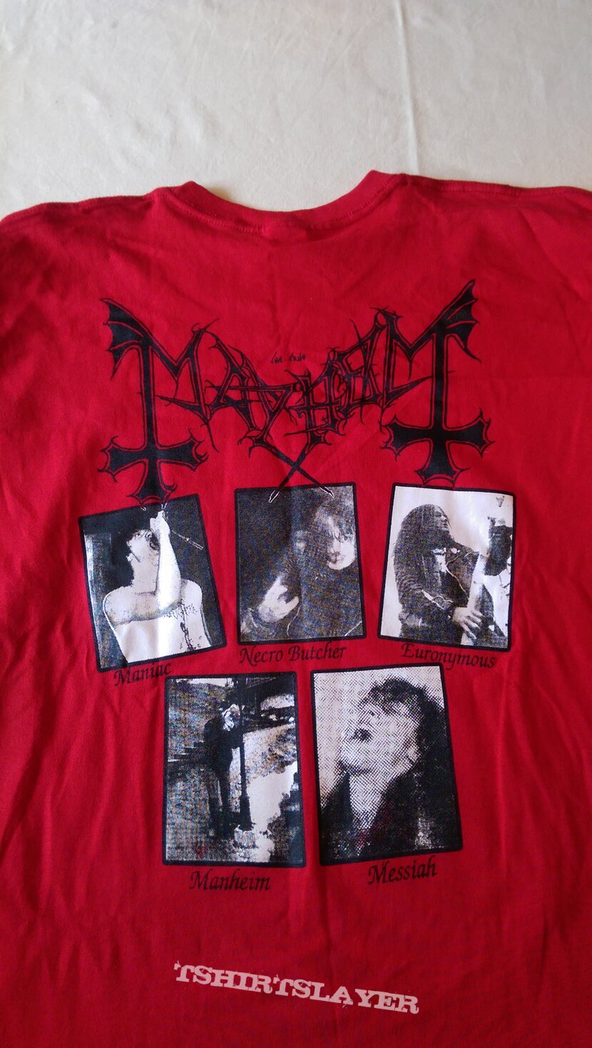 Mayhem Deathcrush t-shirt (blood red)