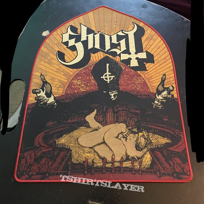 Ghost woven back patch