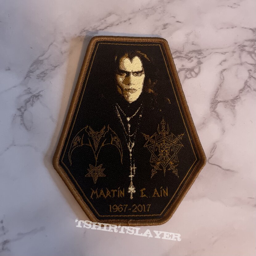 Hellhamer Martin Ain memorial patch