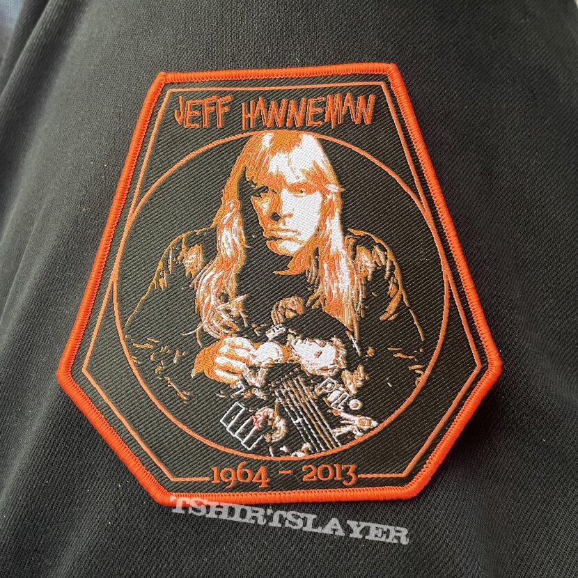 Slayer Jeff Hanneman memorial patch