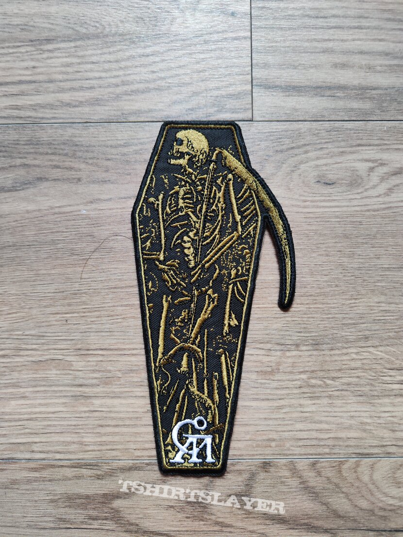 Goatwhore Gold Coffin Patch