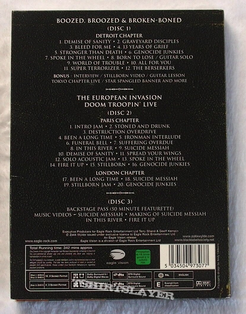 Black Label Society Tour Edition  -3 DVD set-