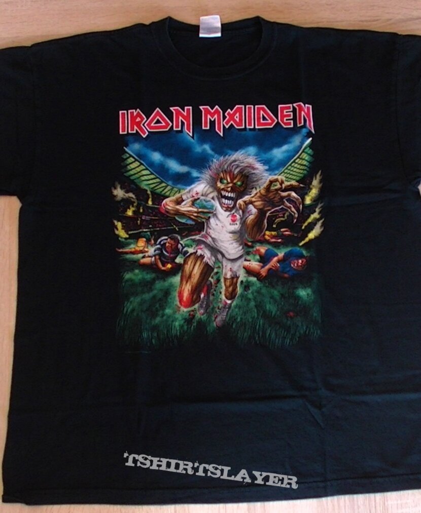 Iron Maiden Eddie Rugby | TShirtSlayer TShirt and BattleJacket Gallery