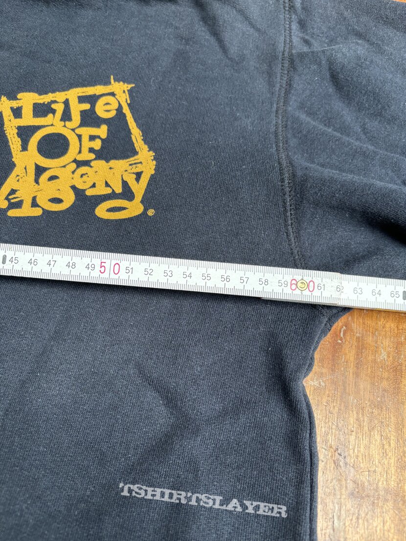 Life of Agony Hoodie XL Blue Grape 1997