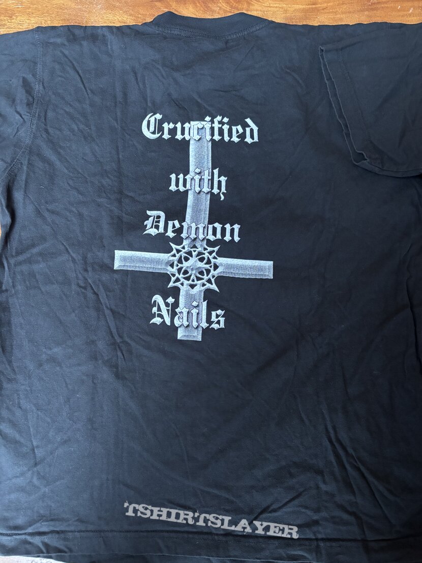 2001 Mor Dagor Shirt L Crucified Slave Demon Nails