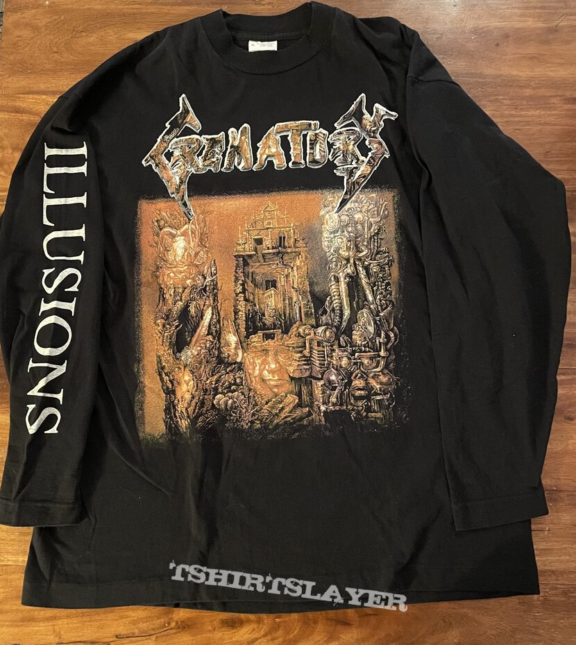 Crematory LS Shirt 1995 XL Illusions Visions