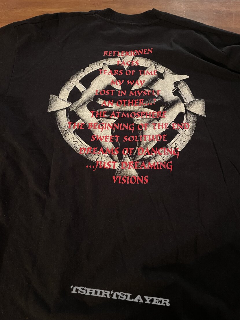 Crematory LS Shirt 1995 XL Illusions Visions