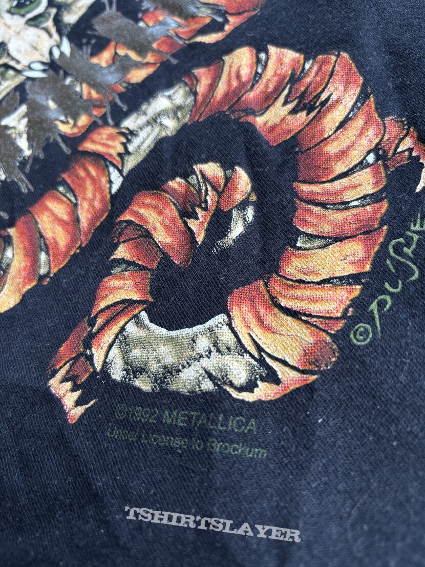 1992 Metallica Wherever I may roam Brockum Shirt L