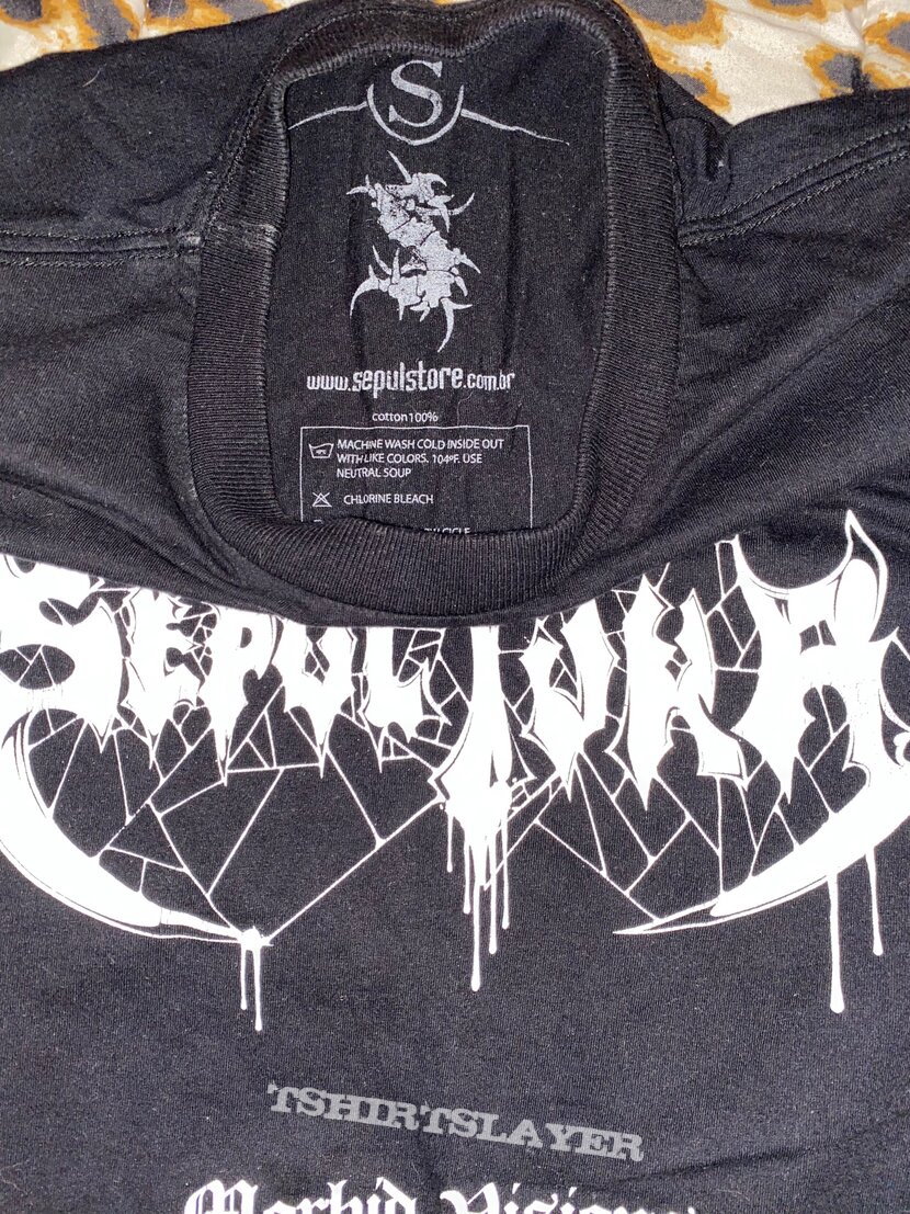 Camiseta Sepultura com menções. | TShirtSlayer TShirt and BattleJacket  Gallery