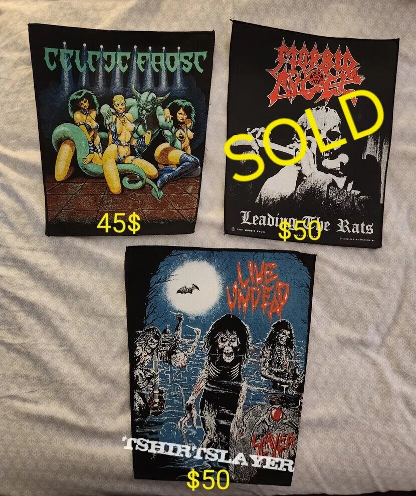 Celtic Frost Leftover Backpatches 