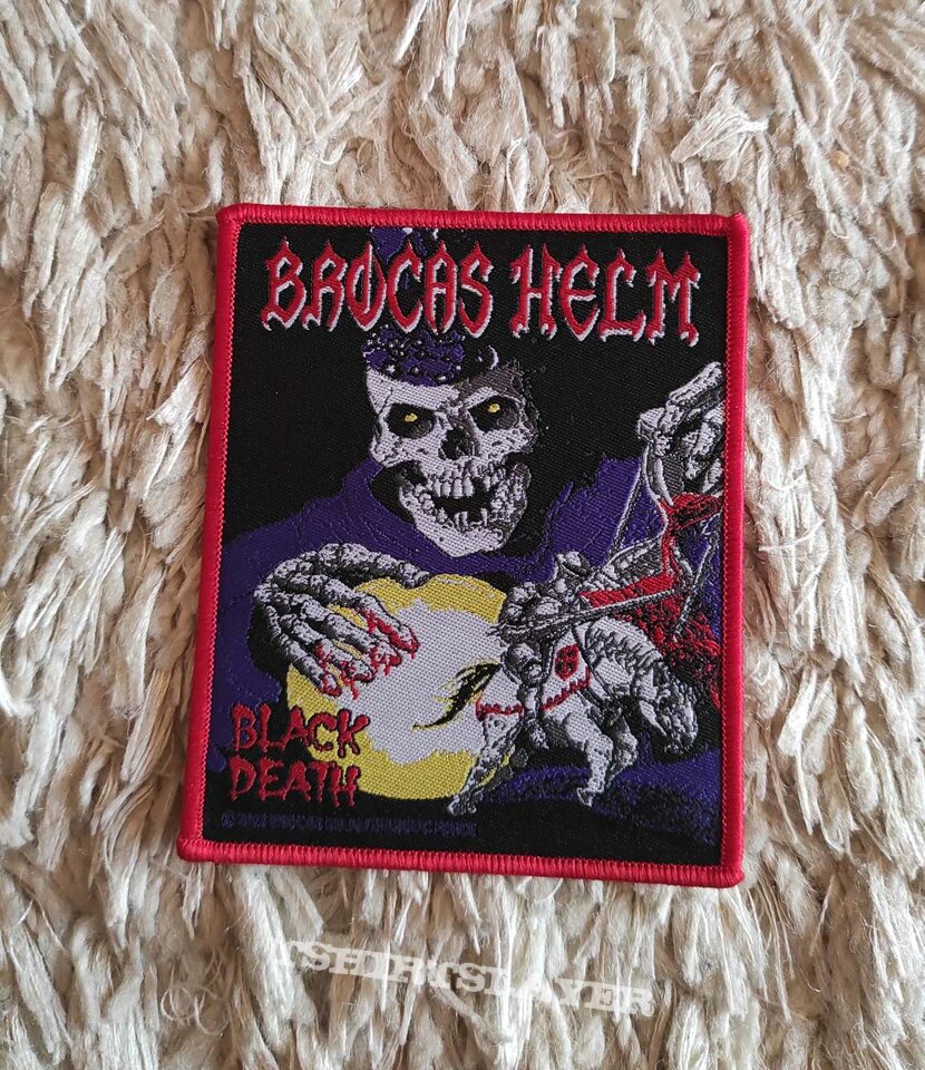 Brocas Helm - Black Death woven patch