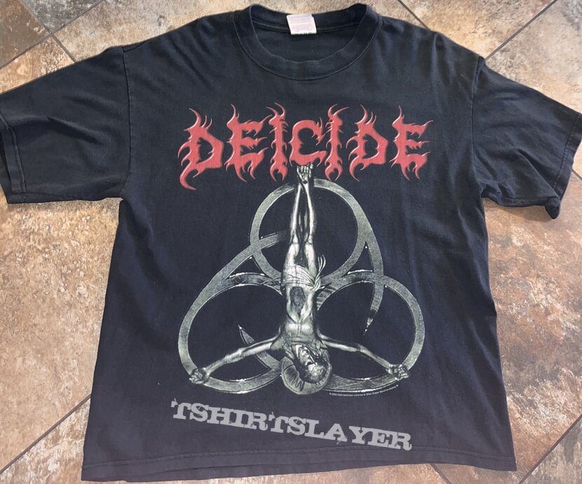 deicide 2000 insineratehymn Tour shirt, blue grape