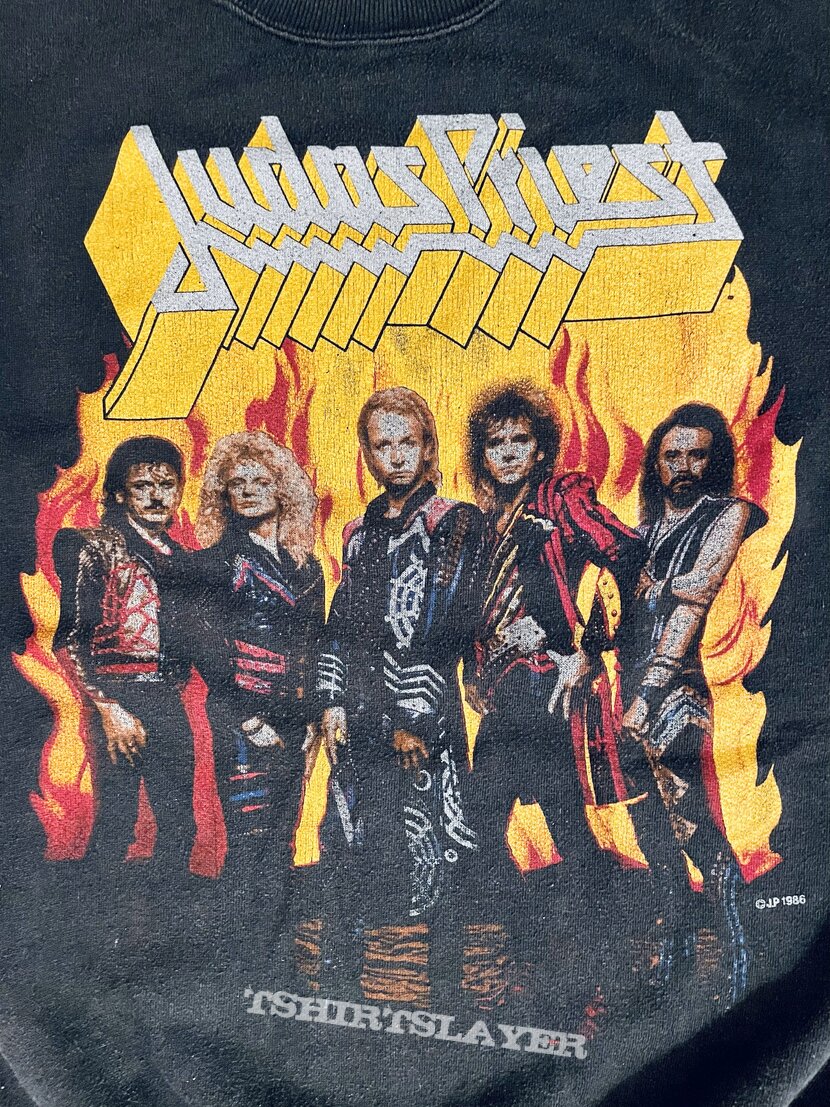 JUDAS PRIEST | Sweater | L | Turbo Lover | Fuel for Life Tour | 1986