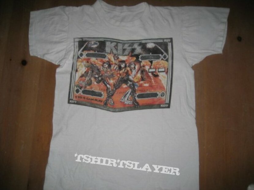 KISS Bally pinball promo shirt 1979