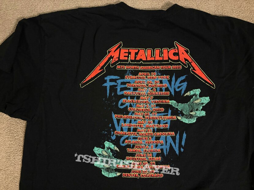 Metallica M72 Tour Shirt U.S. 2025 Metallica M72 Tour Shirt U.S. 2025