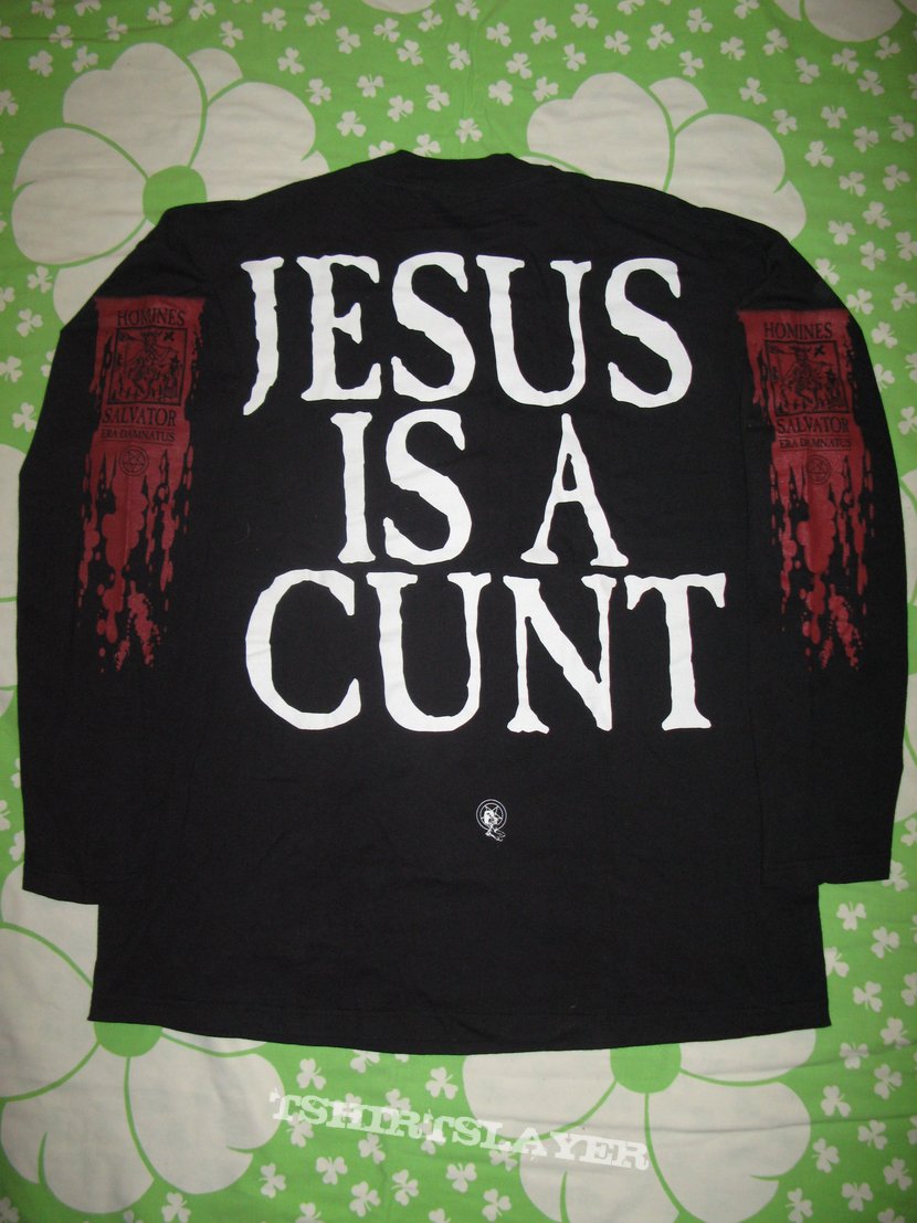 Cradle Of Filth - Vestal Masturbation / Jesus Is A Cunt original longsleeve shirt