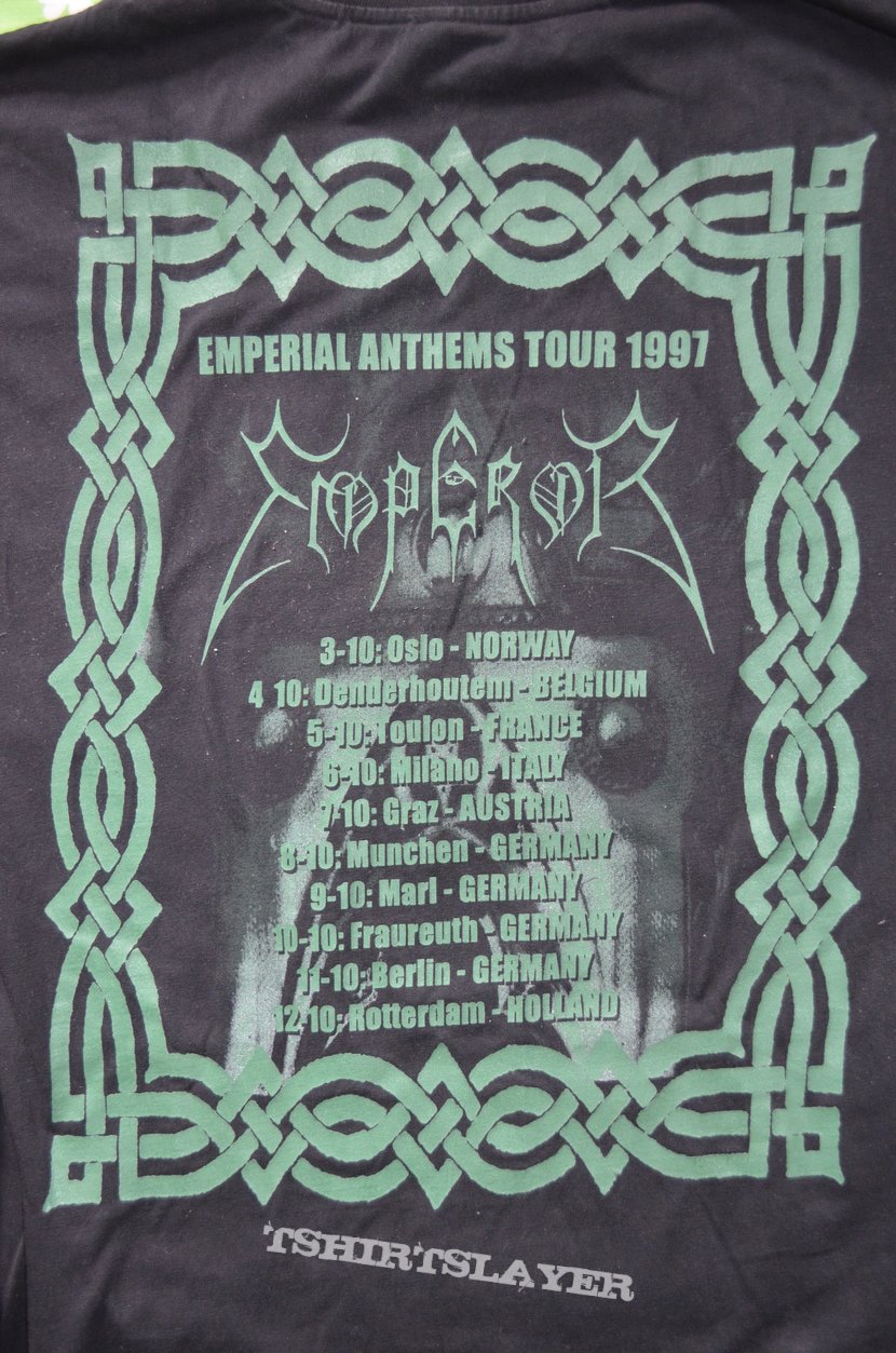 Emperor - Emperial Anthems European Conquest 1997 tour original longsleeve shirt