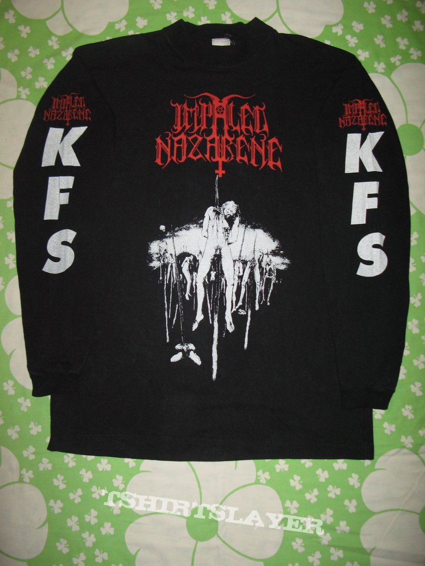 Impaled Nazarene - Ugra Karma / K.F.S. red logo original longsleeve shirt