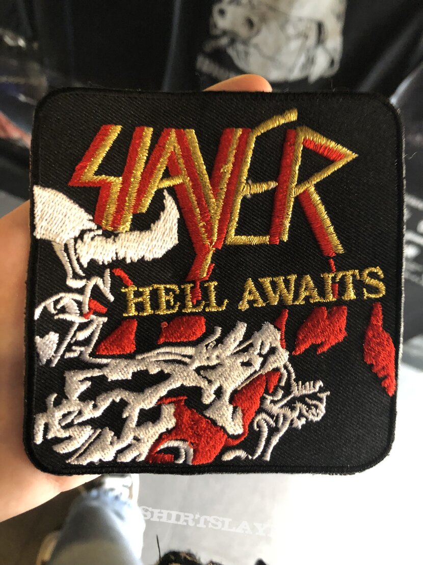 slayer hell awaits patch (glitter)