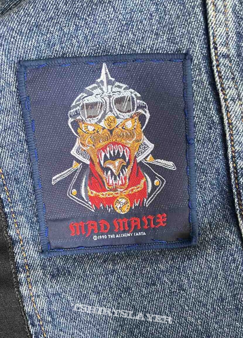 Mad mane biker patch