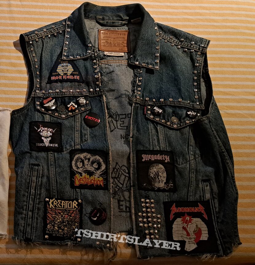 Can I put non-metal band patches on my battle vest, like The