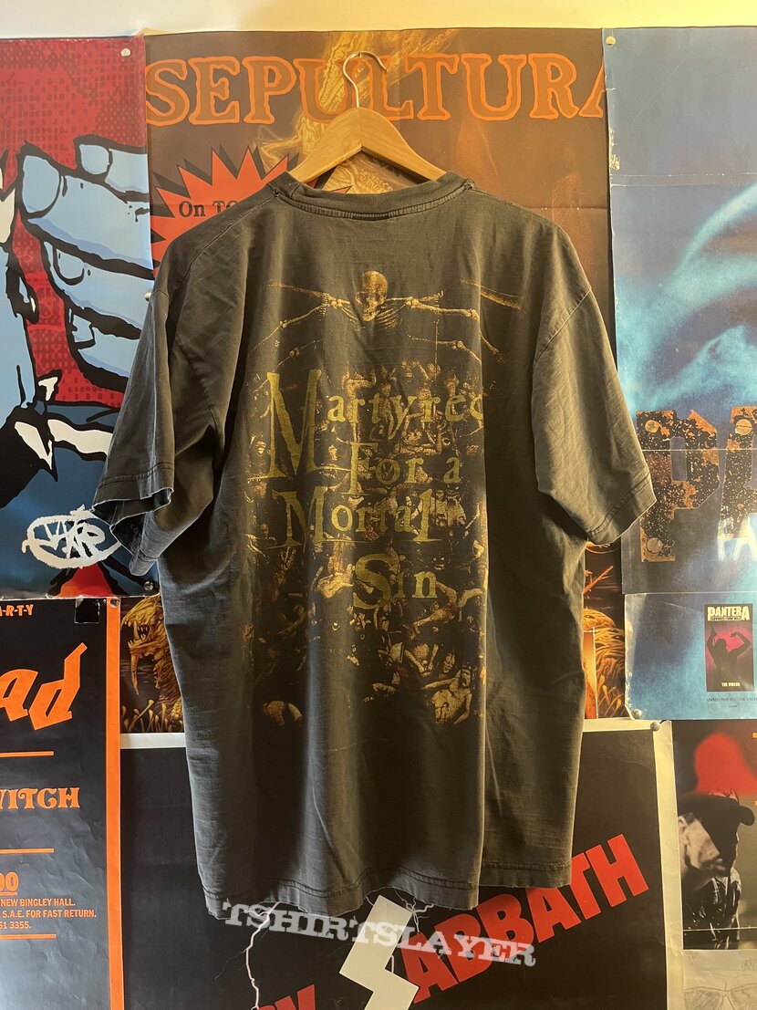 1997 Cradle of Filth Martyred for a Mortal Sin T Shirt