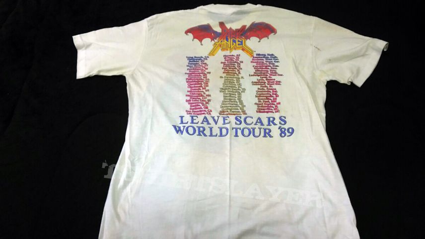 SOLD Dark Angel 1989 Leave Scars shirt in XL . SELL