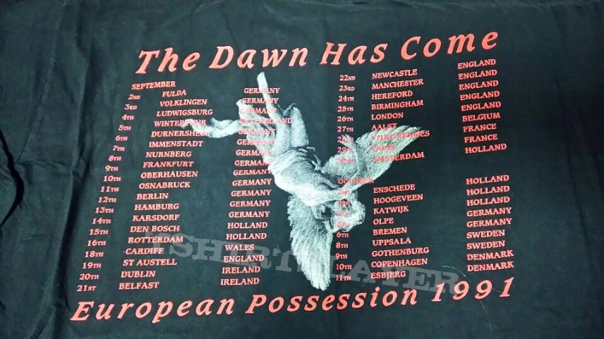 -SOLD- Immolation -  Rare 1991 The Dawn Has Come European Possession in XL 